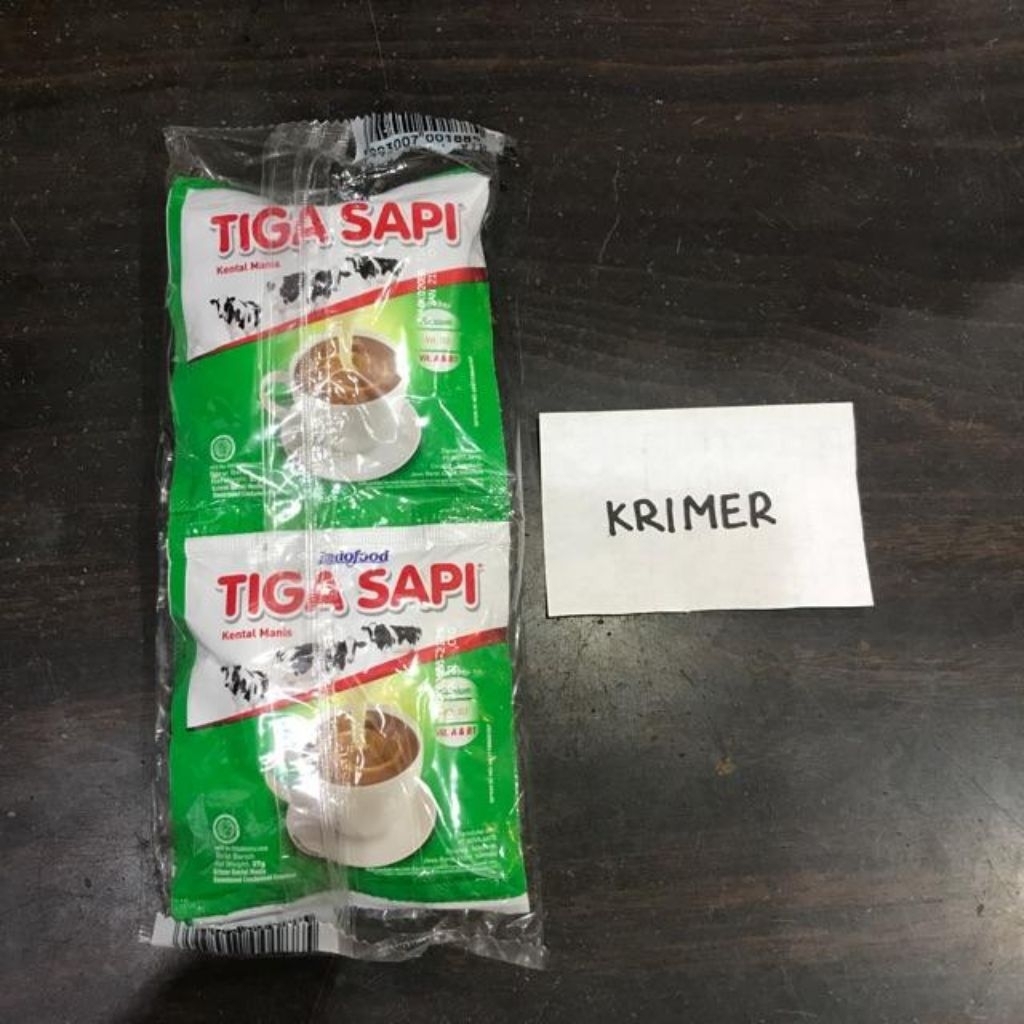 Susu tiga sapi sachet 6x45 gr