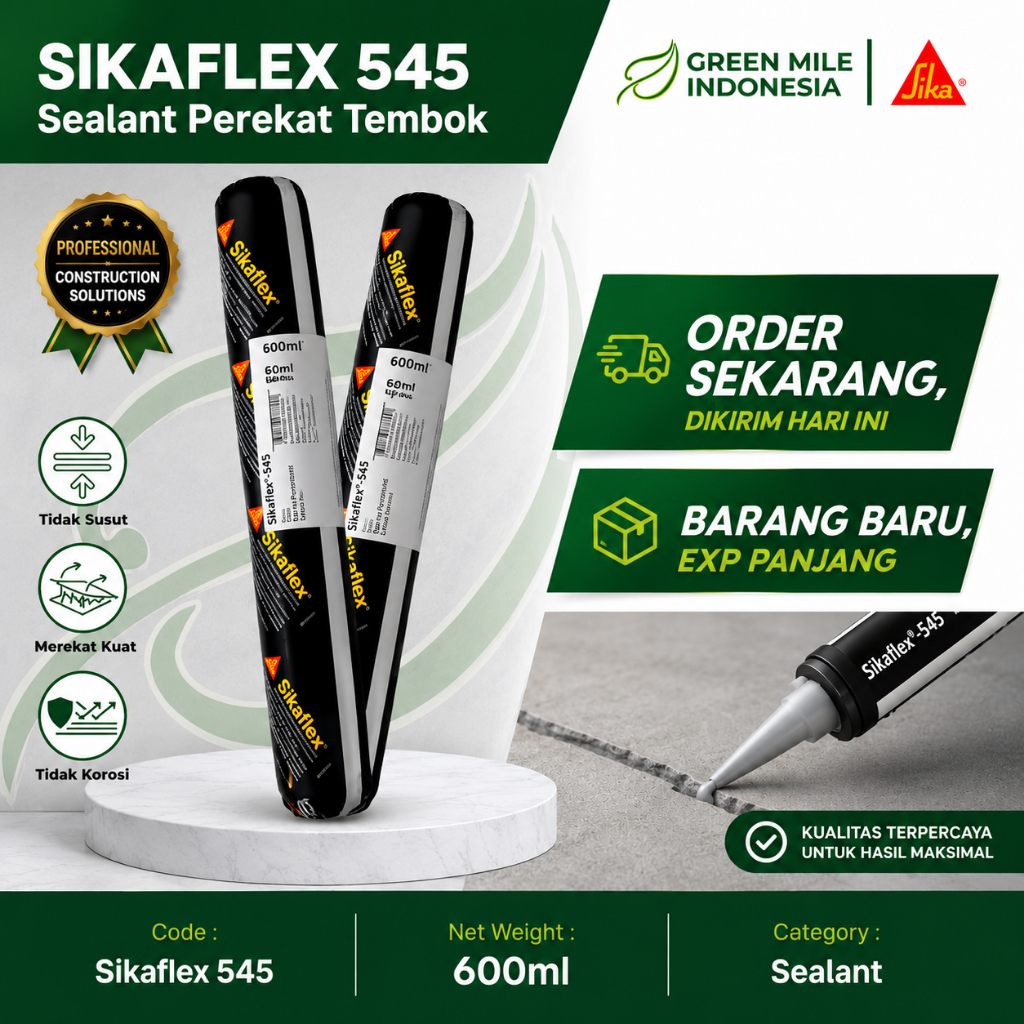 Sikaflex 545 | SIKA MAX TACK ULTRA Lem Tembok Silikon Sealant