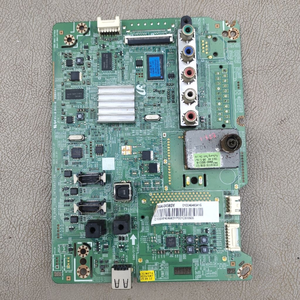 Sparepart mesin TV LED Mainboard Samsung UA32EH4000 BACA MINUS