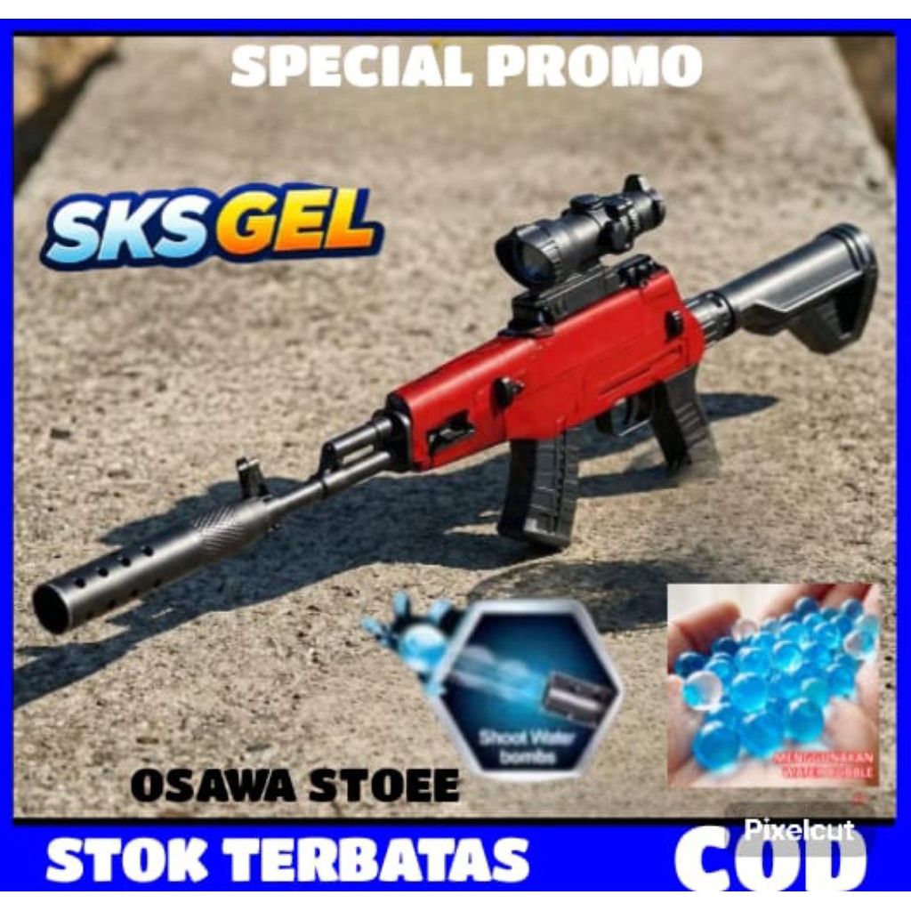 MAINAN PISTOL PISTOLAN TEMBAK TEMBAKAN  ANAK LAKI LAKI PELURU BUSA SNIPER NERF BULLET AWM MURAH/MAIN