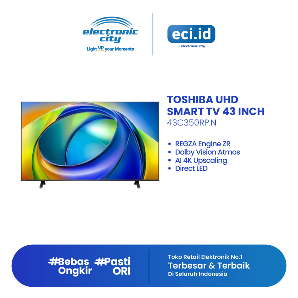Toshiba 43 Inch UHD Smart TV - 43C350RP.N