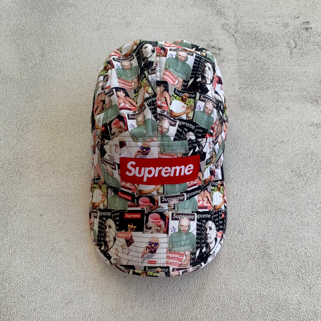 supreme magazine camp cap
