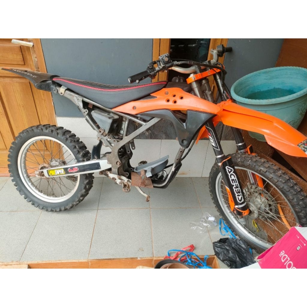 rangka motor trail full