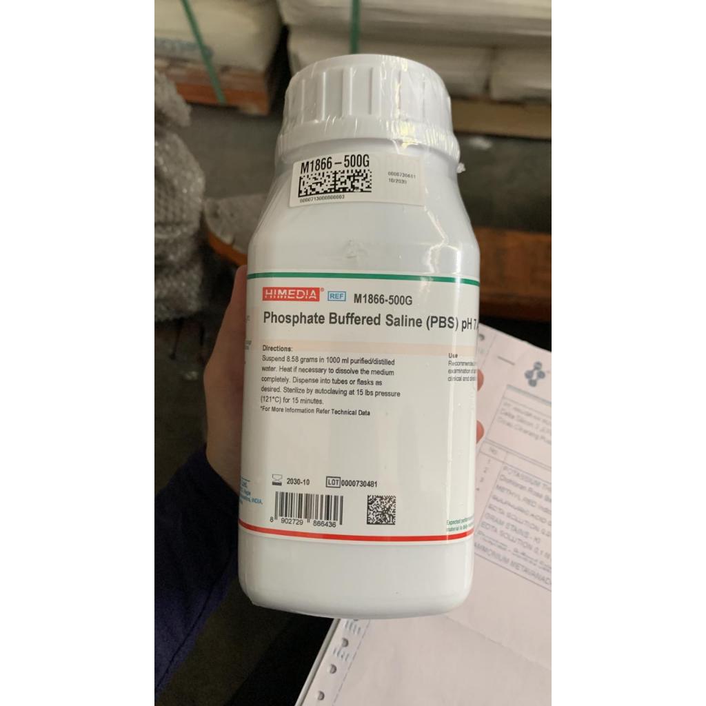 M1866-500G Phosphate Buffered Saline (PBS) pH 7.4 Brand Himedia