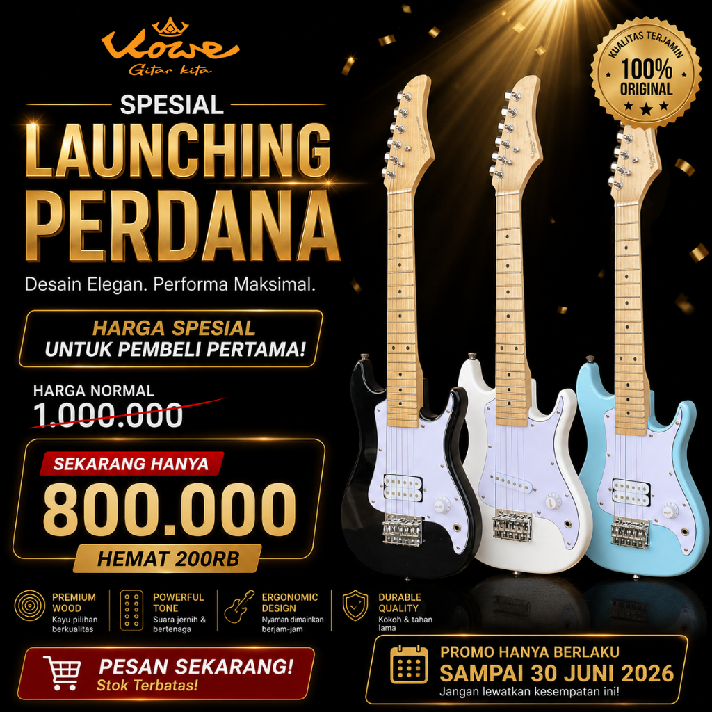 Kowe Gitar Original Seri Mini Stronger