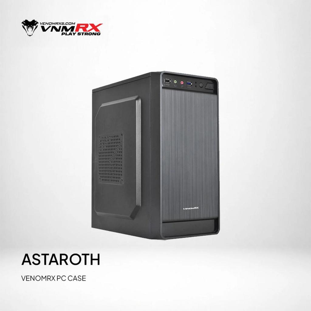 CASING VENOMRX ASTAROTH | PC Case Office M-ATX Include PSU POWERCORE 500