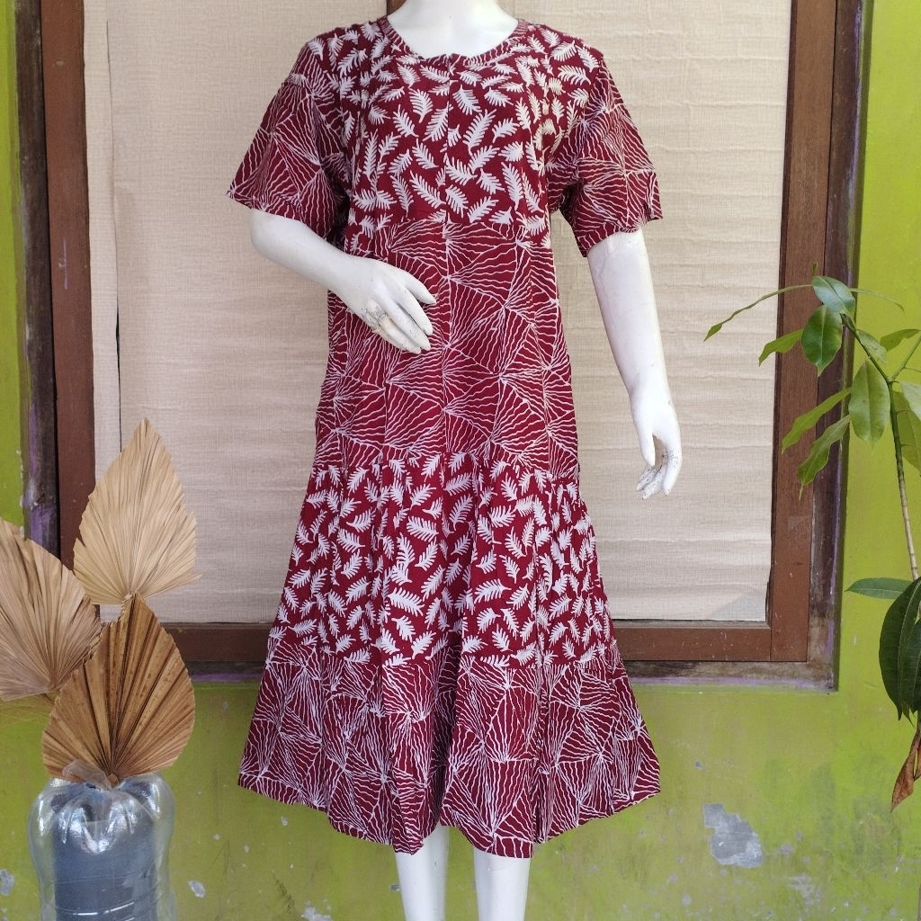 Qonita (Ld110, Pb110) Daster Salsa Resleting Hls