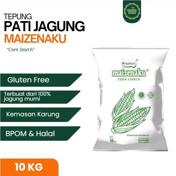 TEPUNG MAIZENA MAIZENAKU 10 KG KARUNG BULKY BERKUALITAS TINGGI BAHAN BAKING