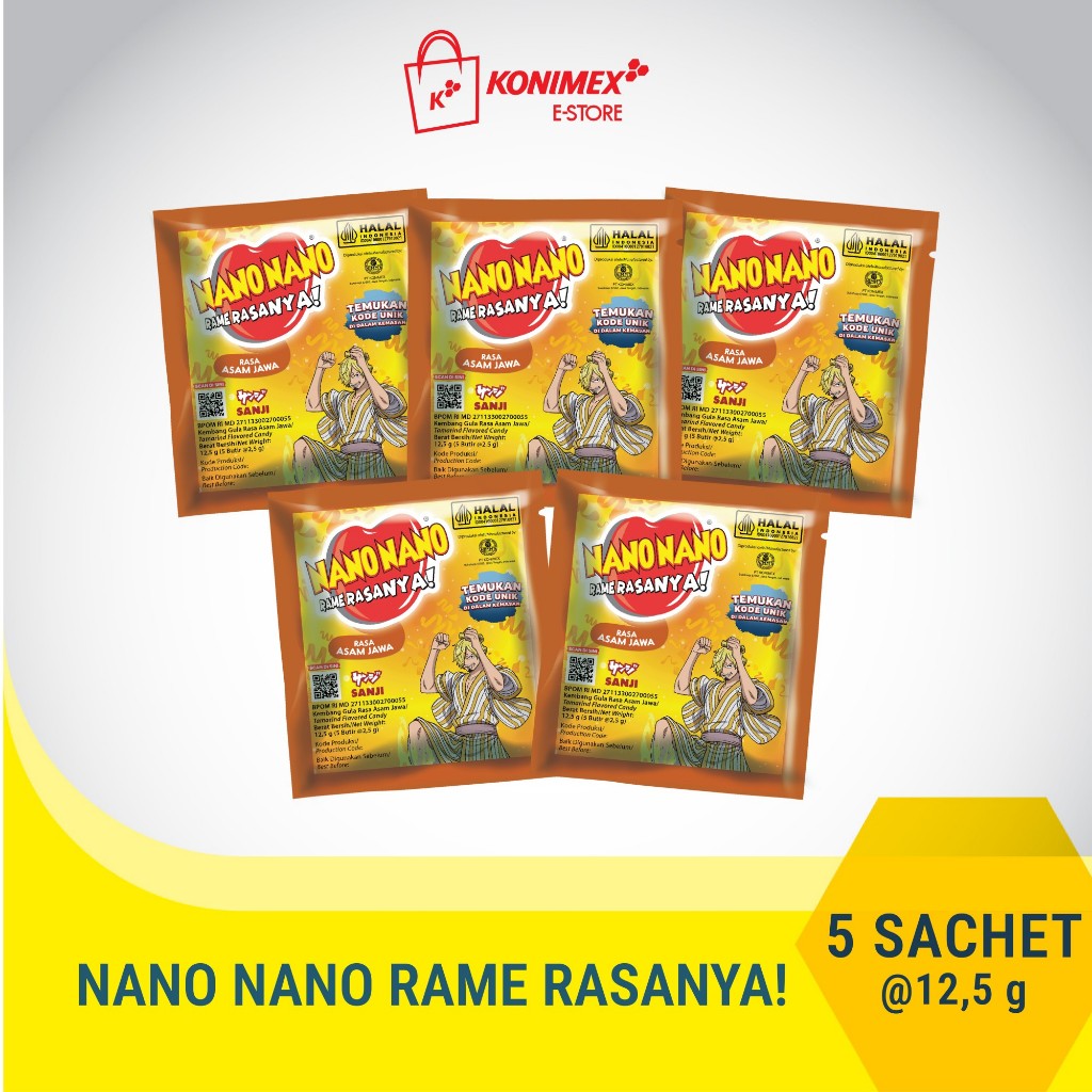 Nano Nano rasa Asam Jawa 5 sachet