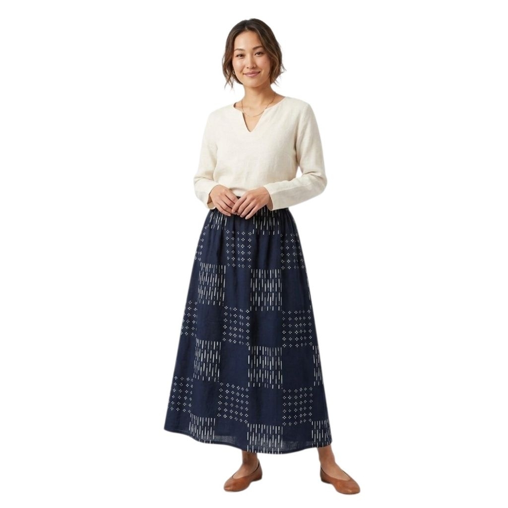One piece skirt batik -rok batik/ bawahan wanita seka