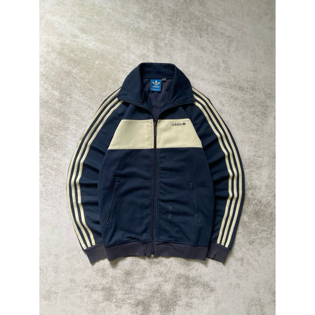 tracktop adidas beckenbauer navy