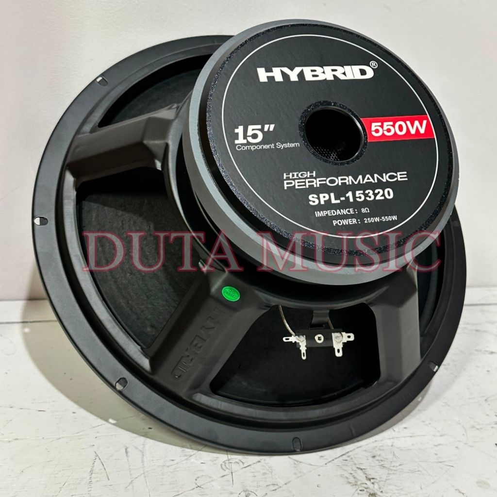 speaker komponen hybird spl 15320 original 15 inch subwoofer hybird spl15320