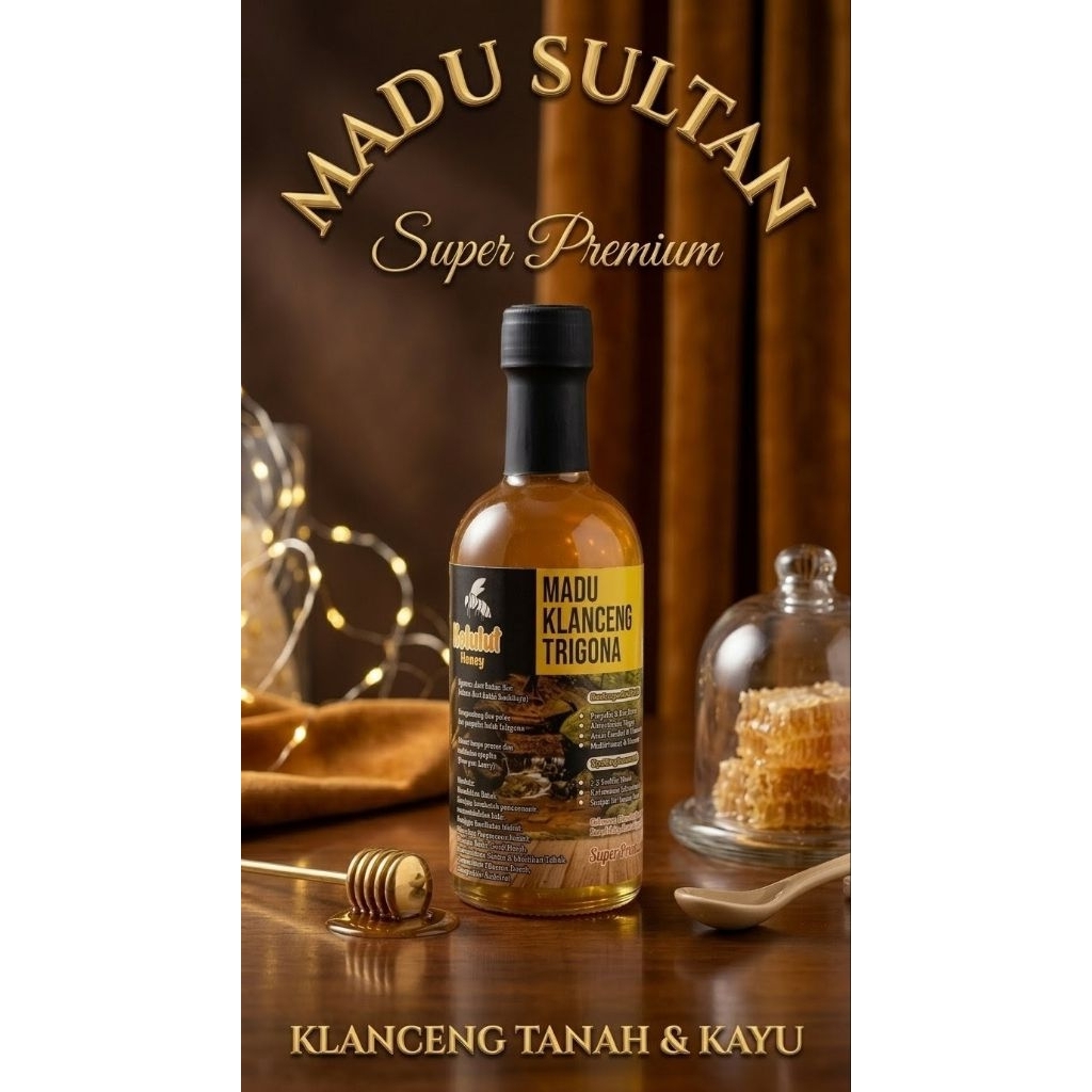 Madu Sultan | Lebah Klanceng Kayu & Lebah Klanceng Tanah | 500ml