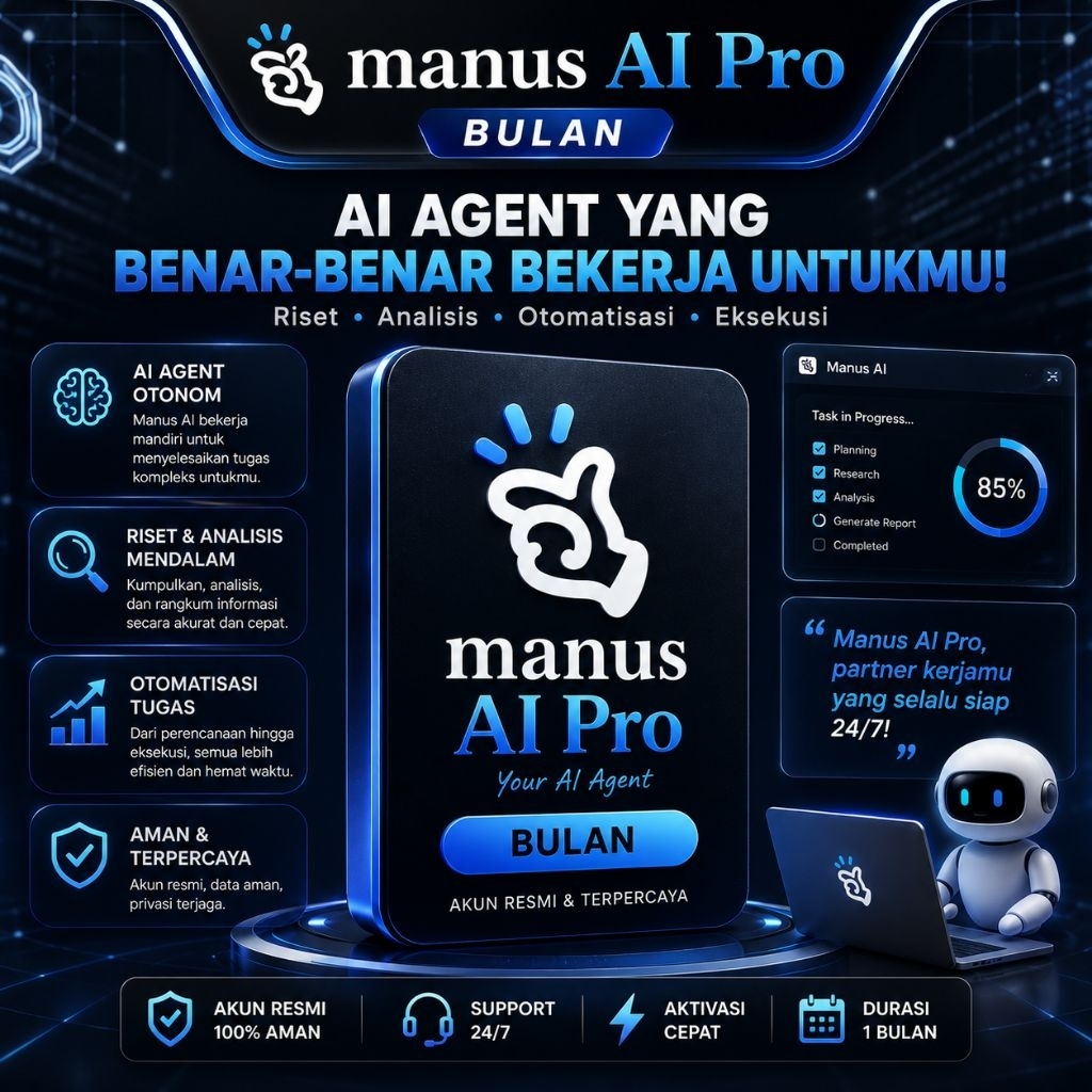 Manus AI Pro 1 Bulan