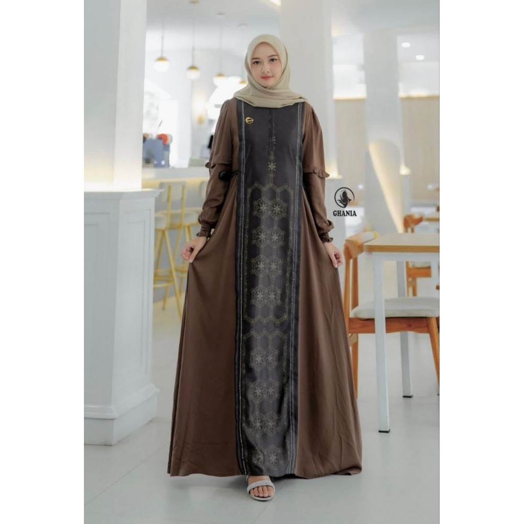 Ghania Shamila dress Ghania dress terbaru Dress Twill Dress Rayon