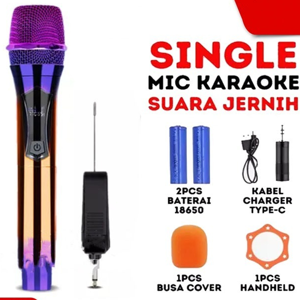 Mic Wireless Fleco M-32S Single 1 Mic