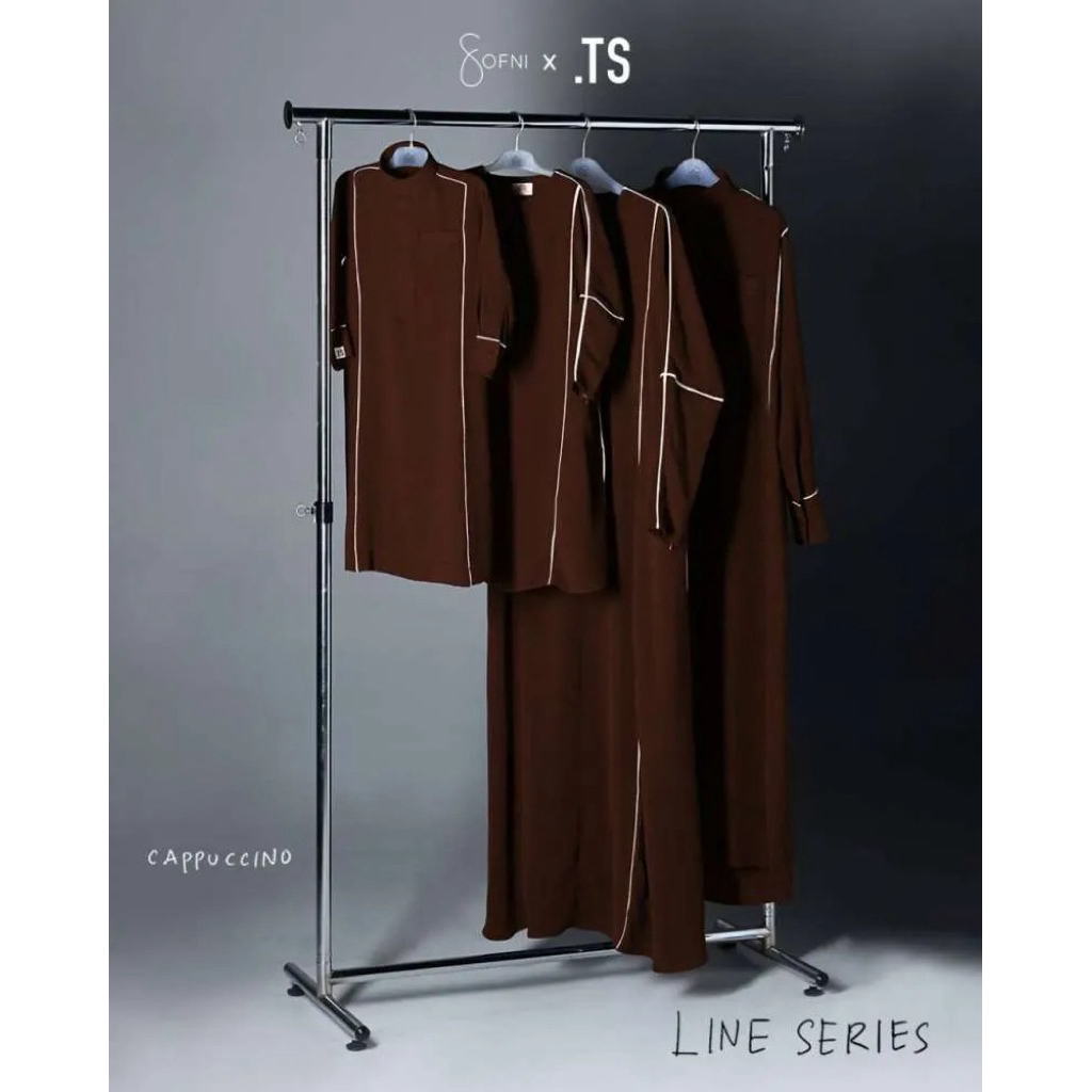 (BOOKED) Line abaya cappucino sofni