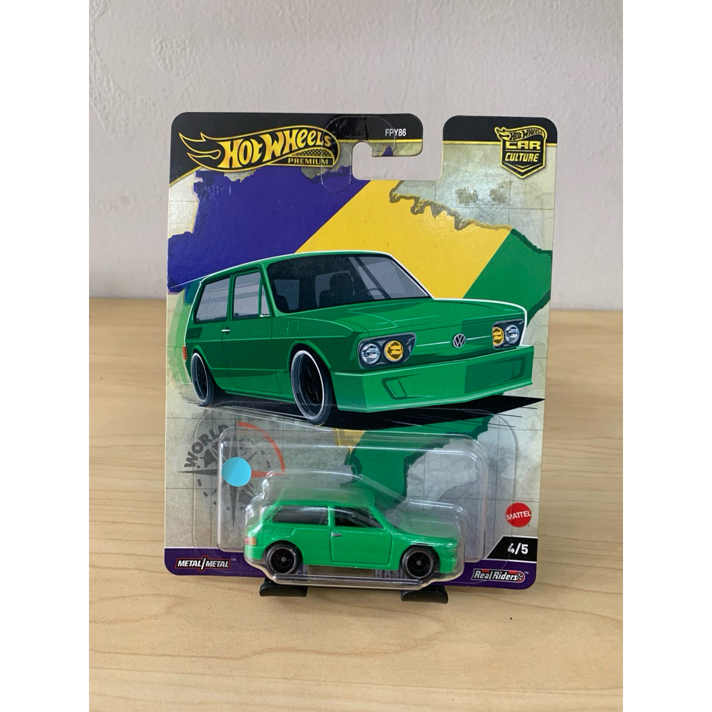 hot wheels volkswagen brasilia hijau