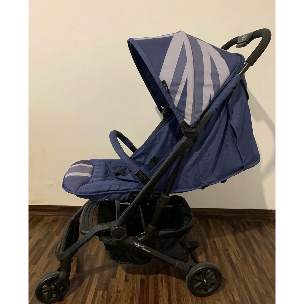 Preloved Stroller Easywalker Mini Buggy biru Navy