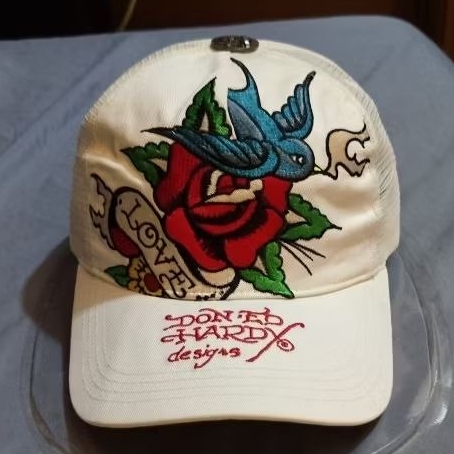 Ed Hardy by Christian Audigier, Trucker, cap osfm, official tag. Original.
