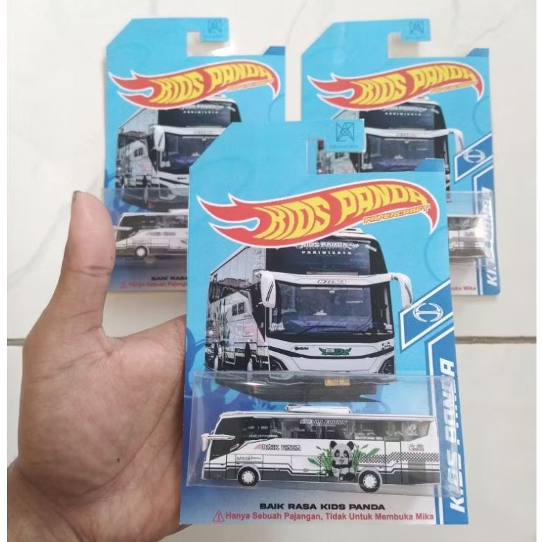 Papercraft Bus Baik Rasa Kids Panda Jb5 Terbaru