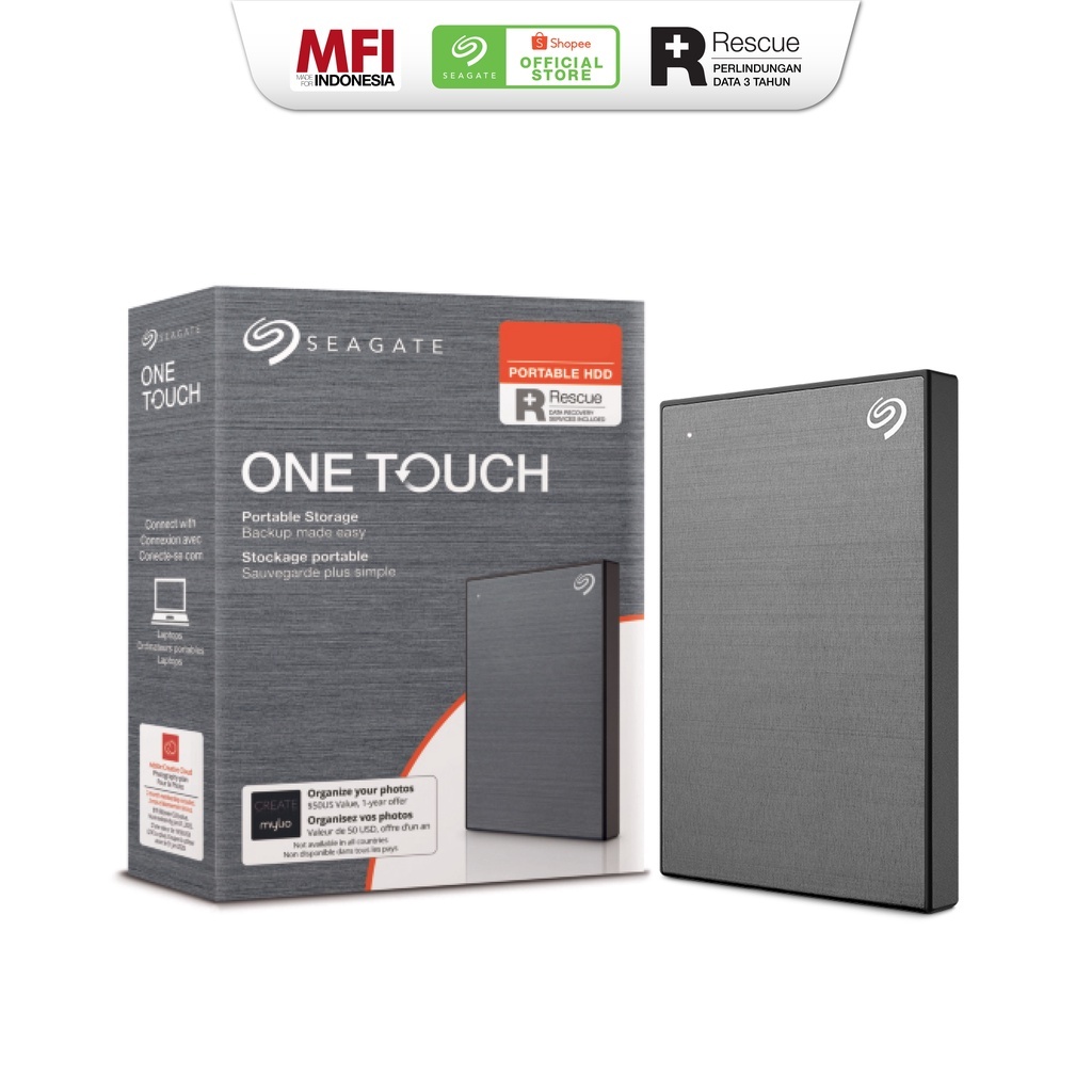 Seagate One Touch 1TB | hard disk eksternal (HDD) 1TB