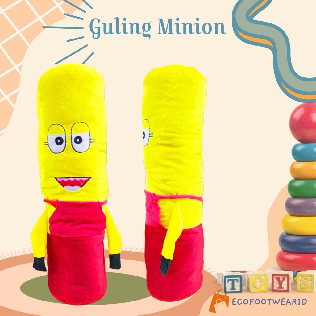 Bantal Guling Karakter Minions Kuning Jojon Guling Minions Lucu