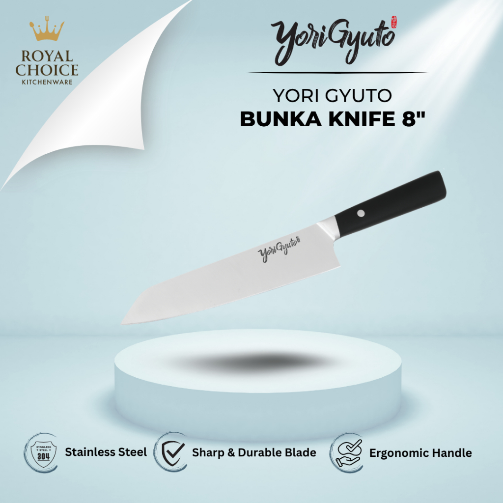 Pisau Bunka (Bunka Knife) 8" Yori Gyuto Dengan Panjang 30 Cm