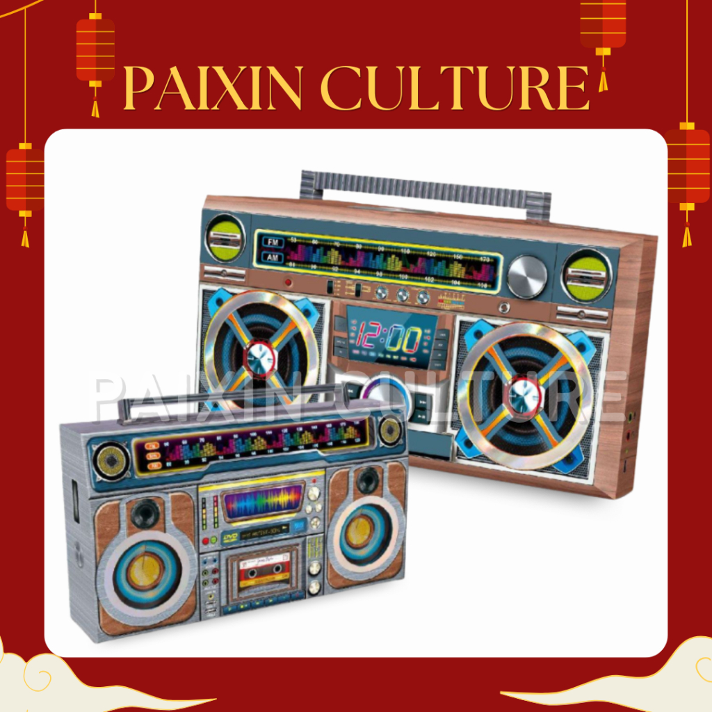 Set Radio Tape Kertas Sembahyang Chengbeng / Leluhur / Radio Kertas