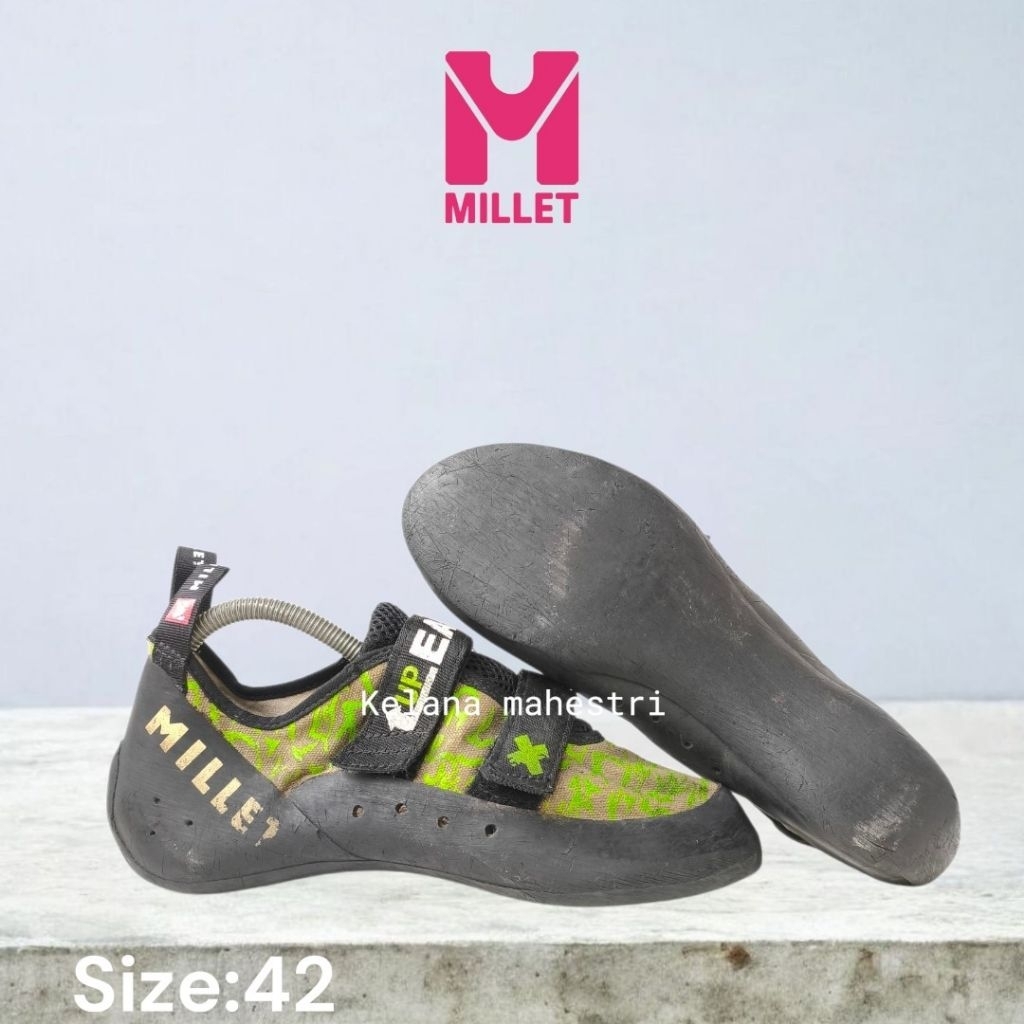 sepatu panjat millet easy up climbing shoes ll size 42 sepatu panjat millet