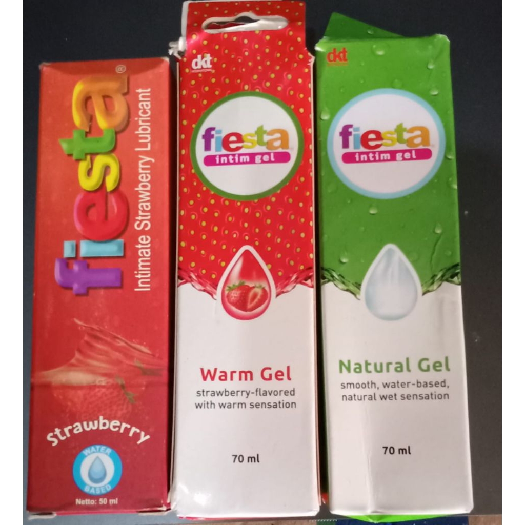 Pelumas Fiesta Warm Gel 70ml - Sensasi Hangat, Aman, Mudah Digunakan