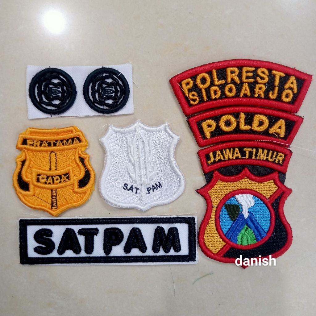 BET BORDIR LOGO LAMBANG ATRIBUT SATPAM TIMBUL,BET GADA PRATAMA TIMBUL,KEWENANGAN SATPAM,POLDA POLRES