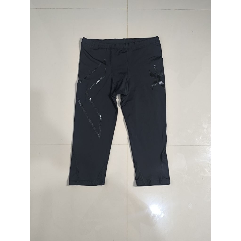 Legging 3/4 Compression 2XU Men's Black Original size S