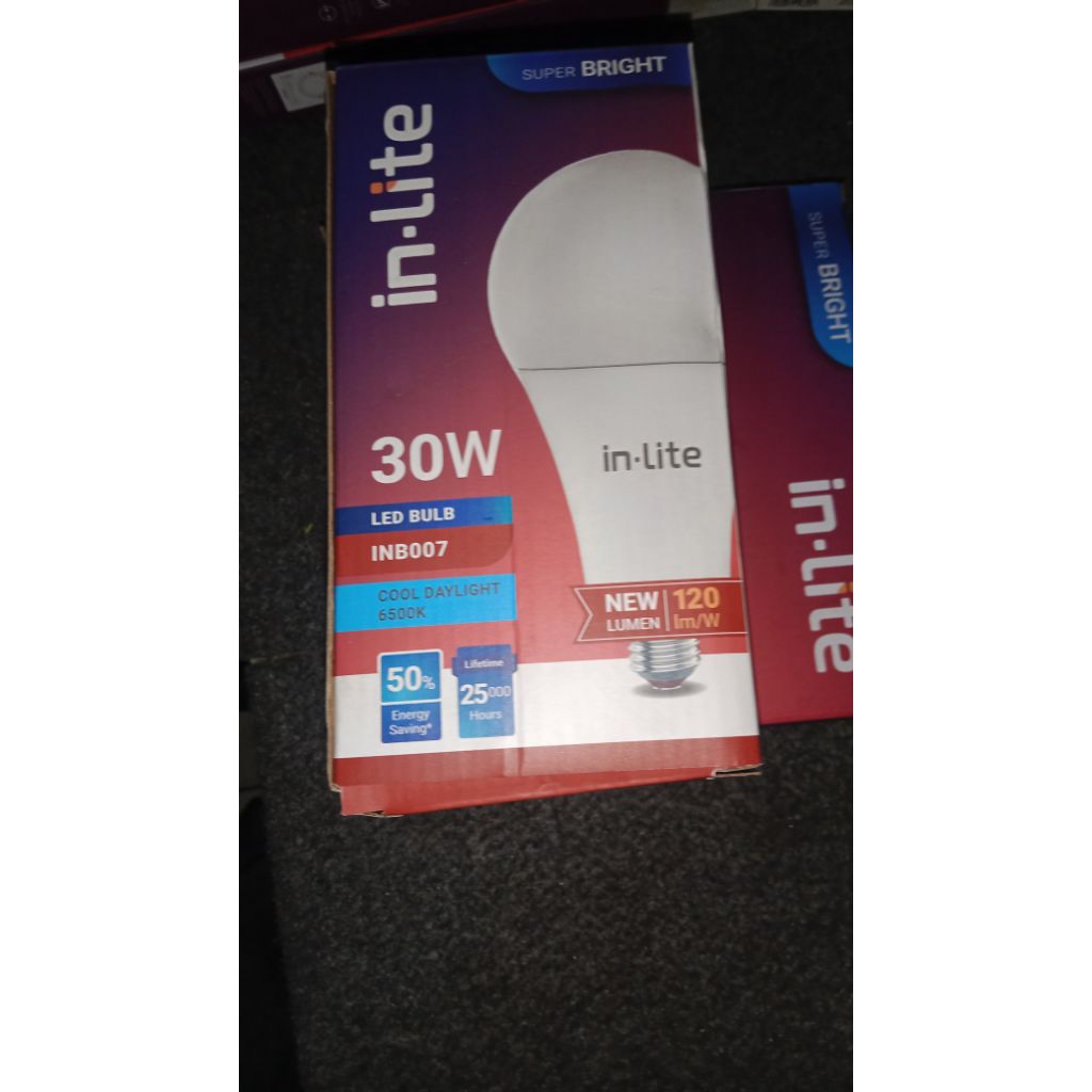 LAMPU INLITE 30 WATT CAHAYA PUTIH. TERANG. TAHAN LAMA IRIT LISTRIK