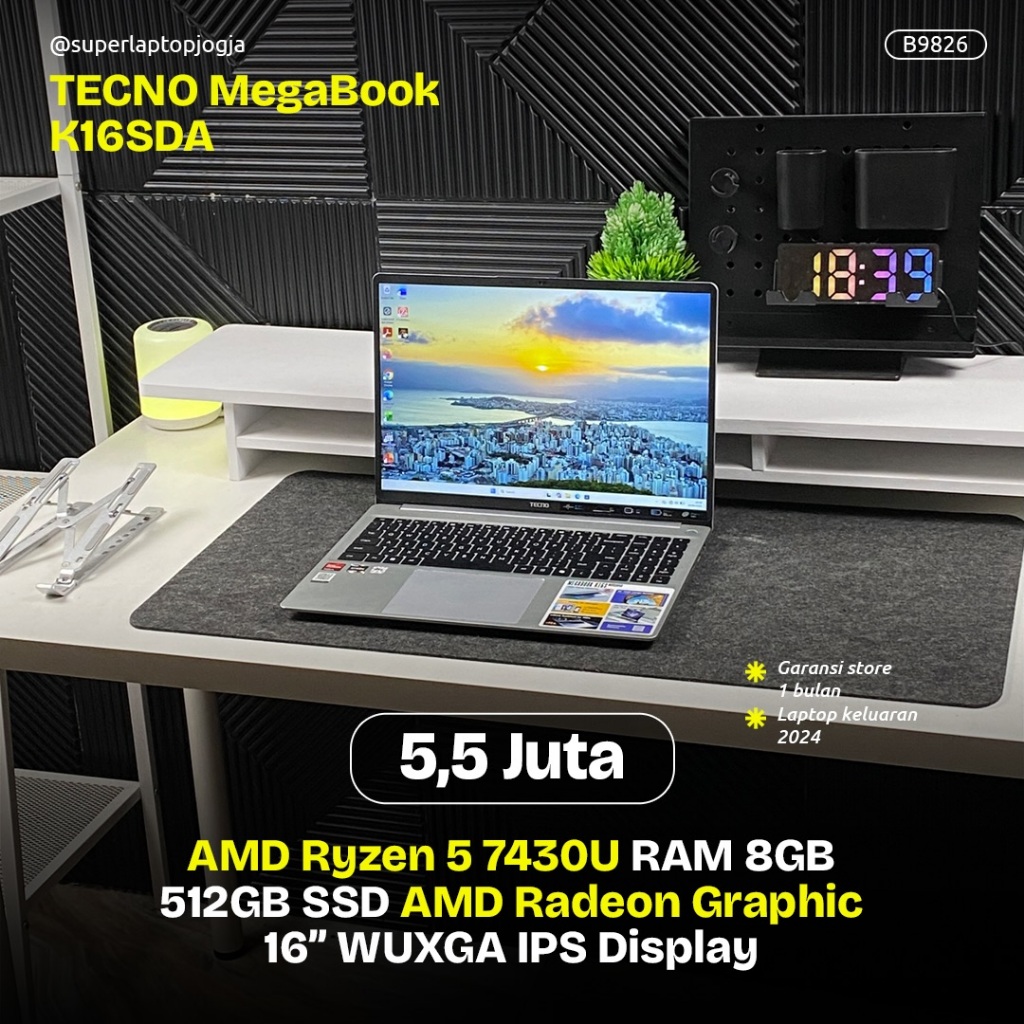 TECNO MEGABOOK K16SDA B9826