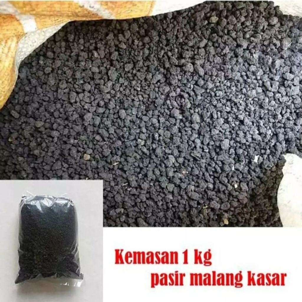 pasir malang hitam - media tanam pasir malang
