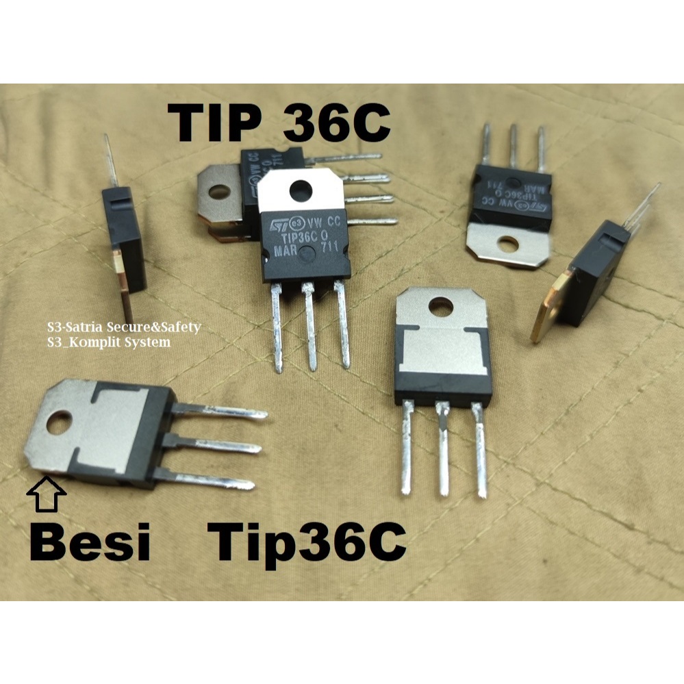 Besi TIP36C transistor TIP 36C aksesoris AUDIO video amplifier DLL tip36c tip36 c