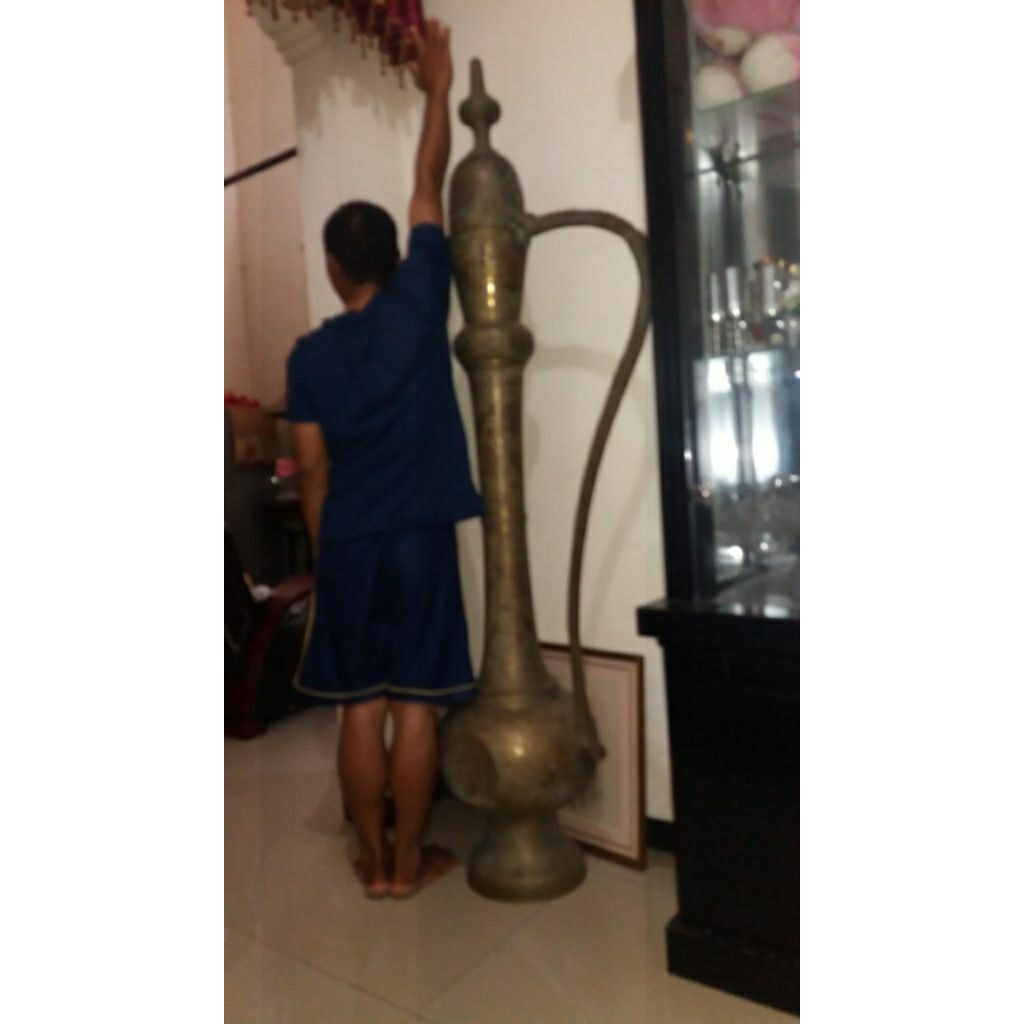Teko Aladin lawas Antik kuningan