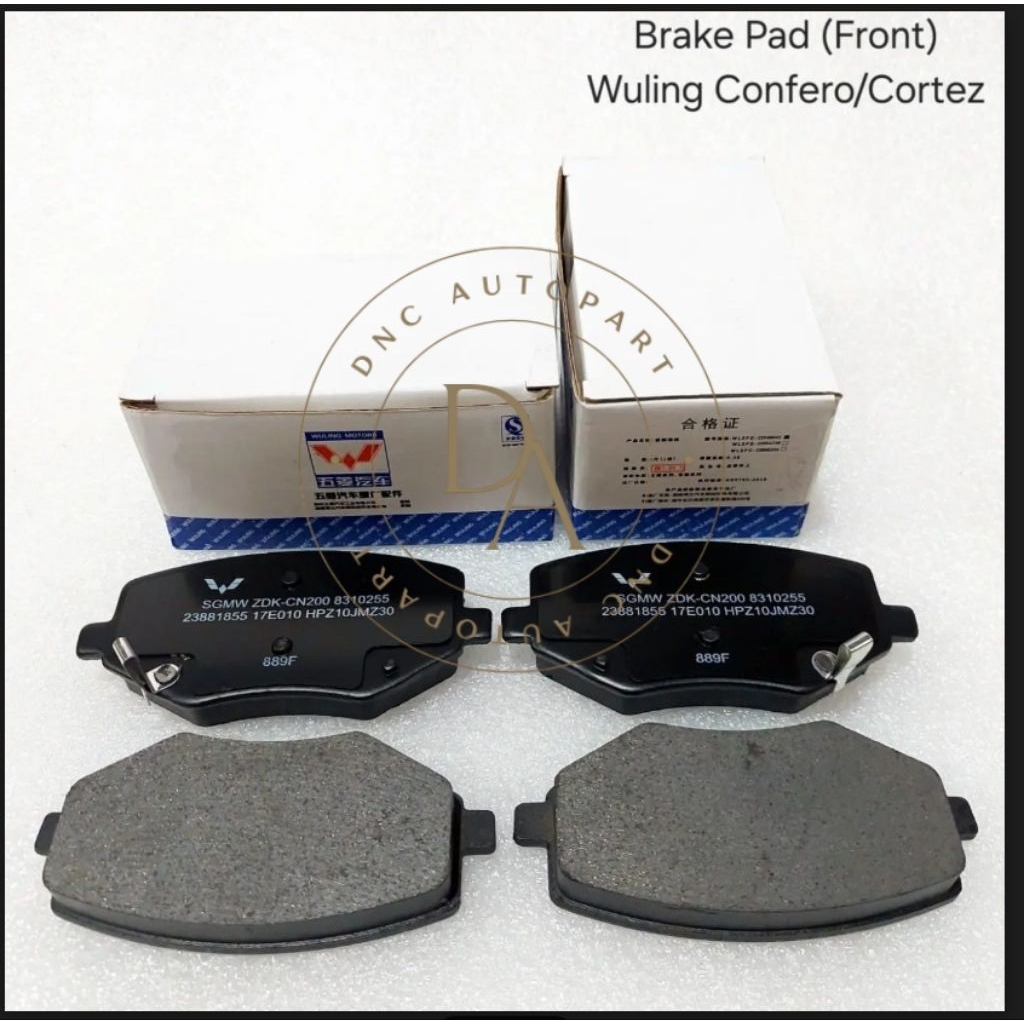Brake Pad (front) Wuling Confero/Cortez