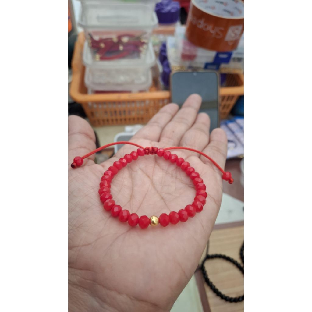 Gelang Ceko Merah Emas 0.1 gram Semar Jawa
