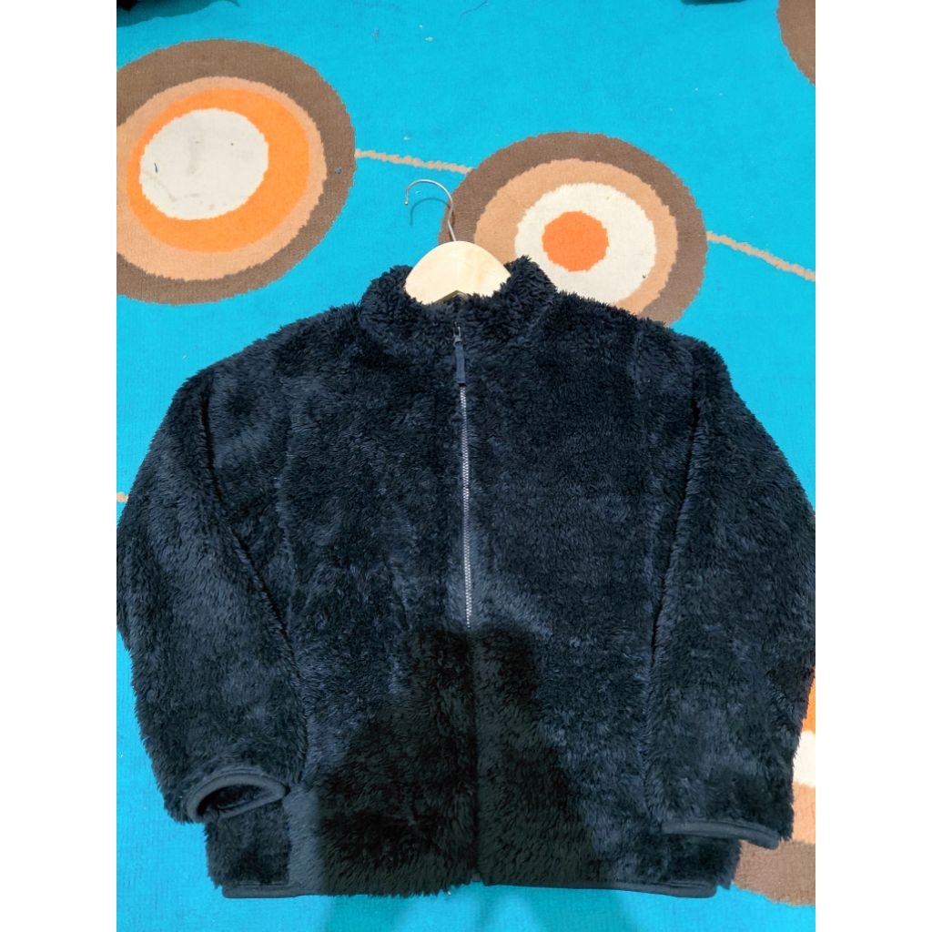 Hoddy Uniqlo Sherpa & Zipper Sherpa