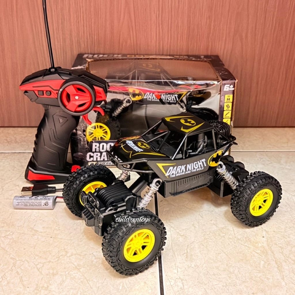 Mainan Mobil Rc Jeep Batman Superheroes /Mobil Remote Control Climbing Car Batman spray