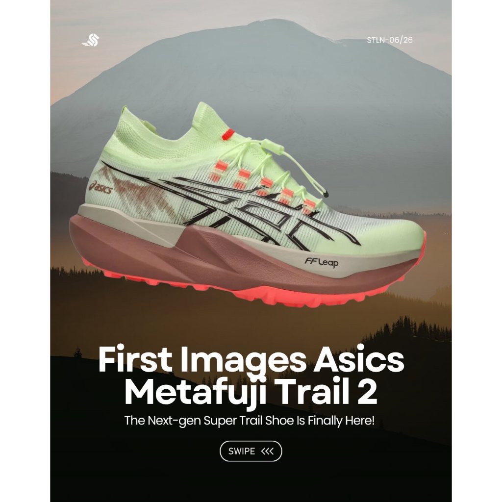 SEPATU RUNNING ASICS METAFUJI TRAIL 2 SUPER TRAIL SHOE SEPATU LARI TERBARU ASICS UNISEX SEPATU RUNNI