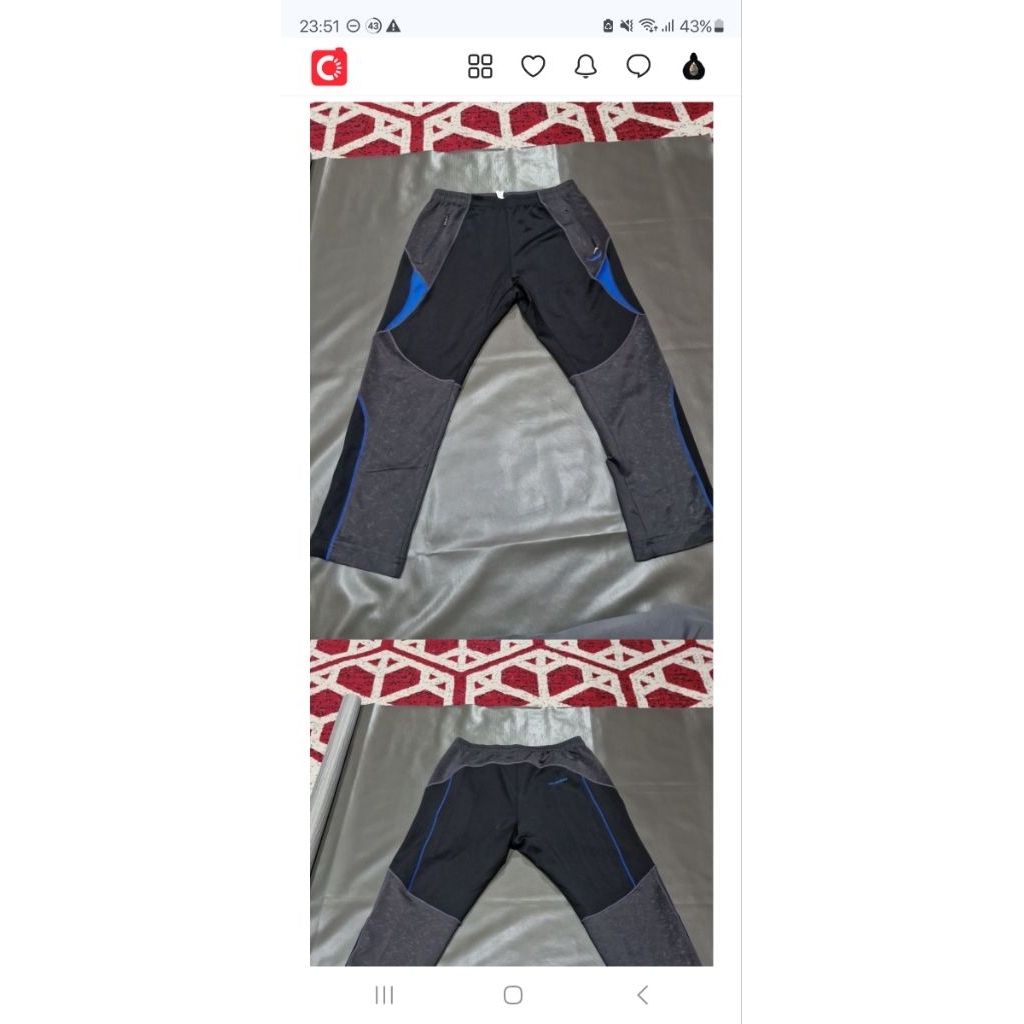 celana training bfl size 32