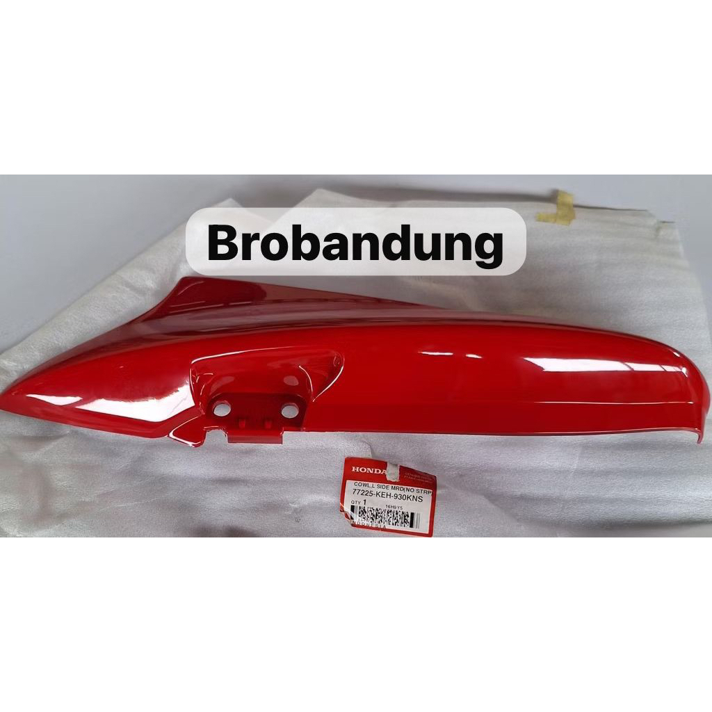 Cover Body Kiri Belakang Merah Mega Pro 77225KEH930KNS