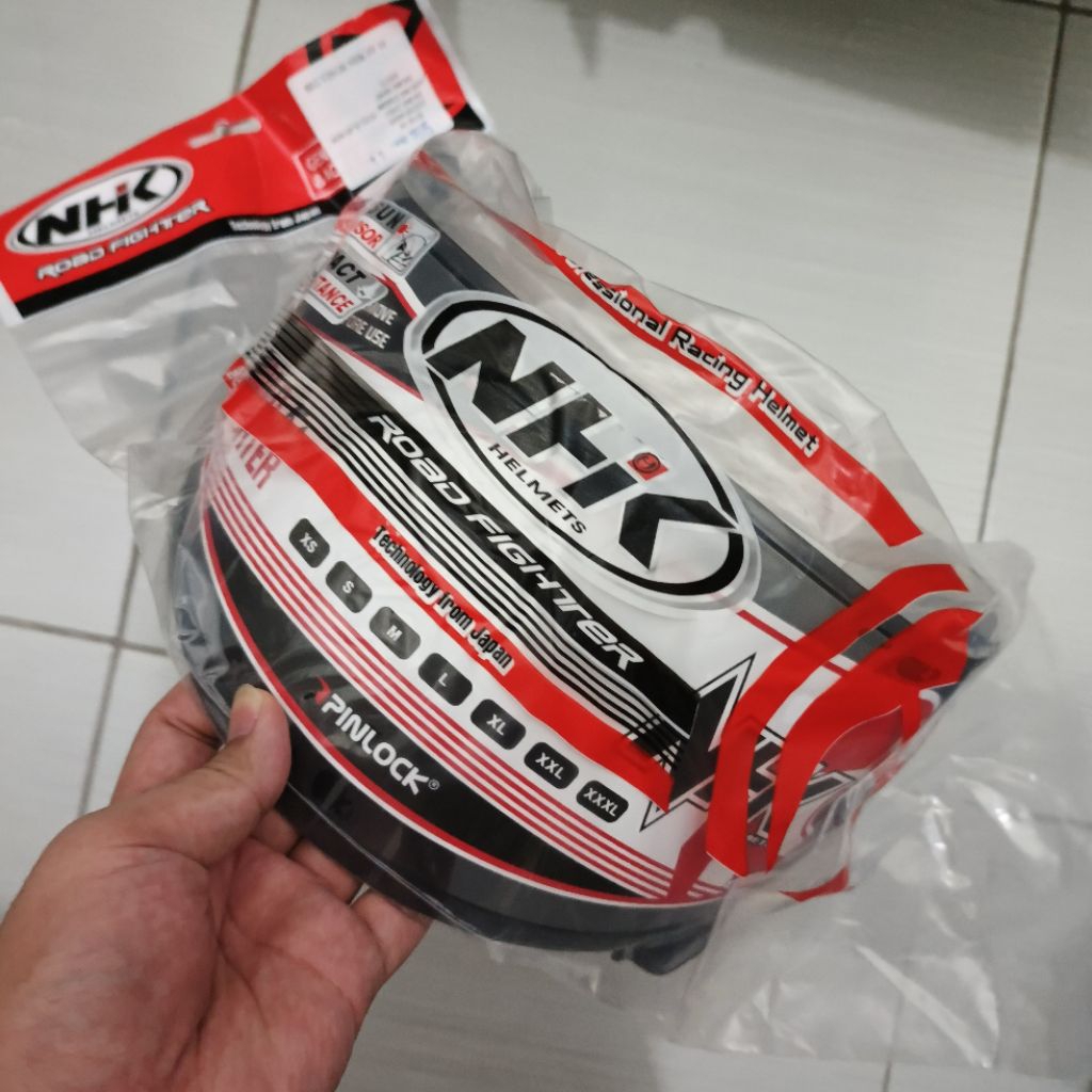 Visor NHK GPR Tech Middle Smoke Segel