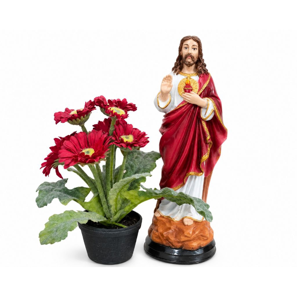 Patung Yesus Hati Kudus 25cm