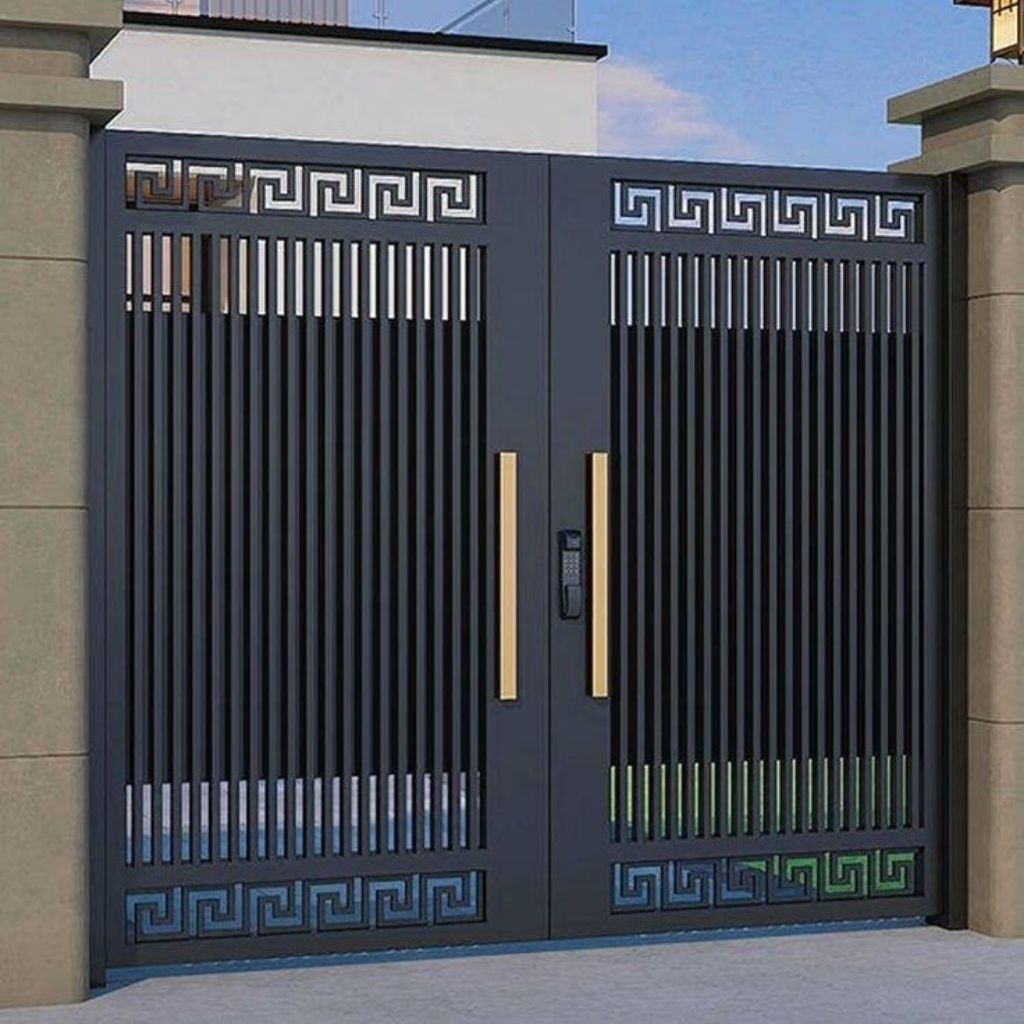 Pagar Besi Minimalis Modern Motif Elegan Untuk Rumah Mewah
