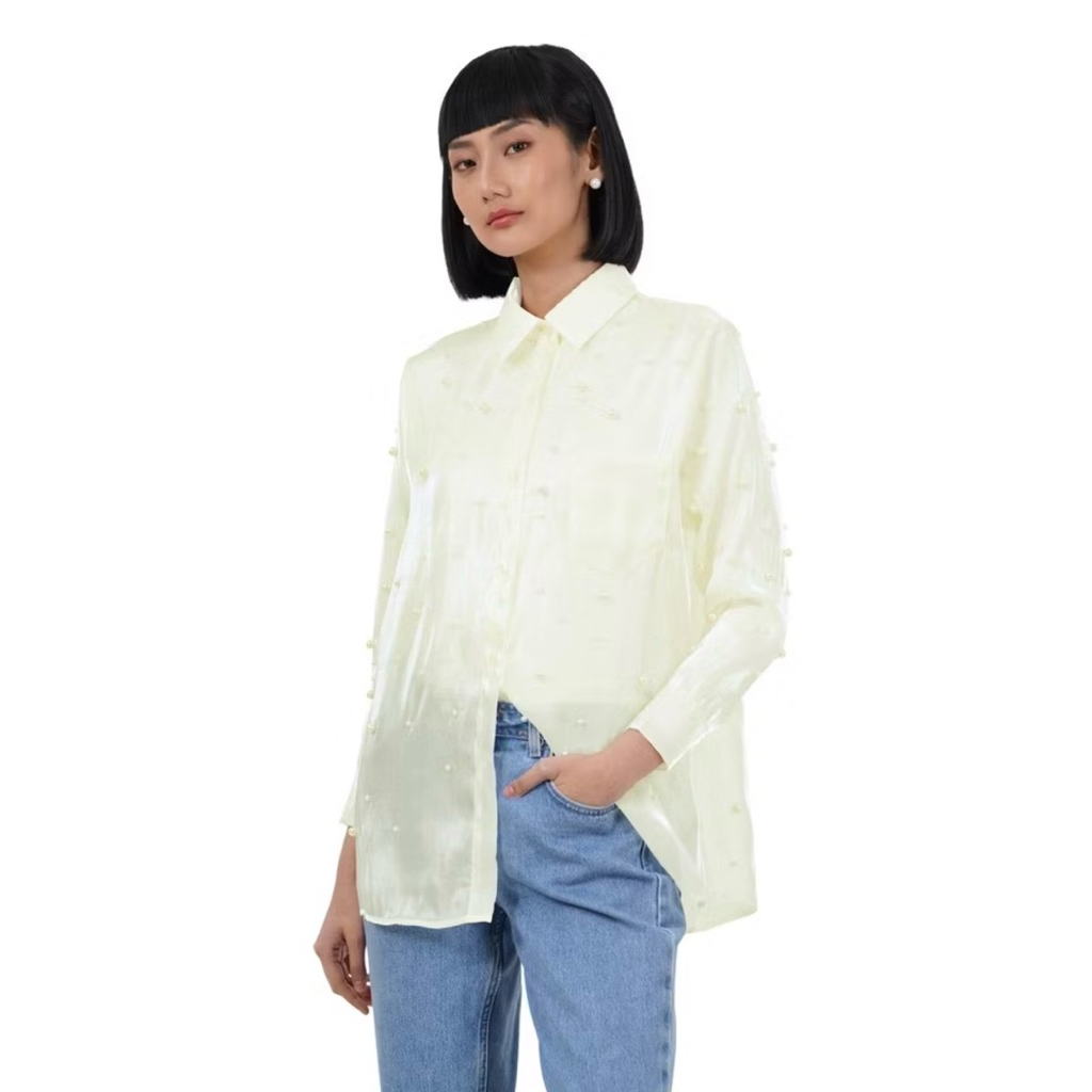 Benang Jarum Jolene Pearl Top