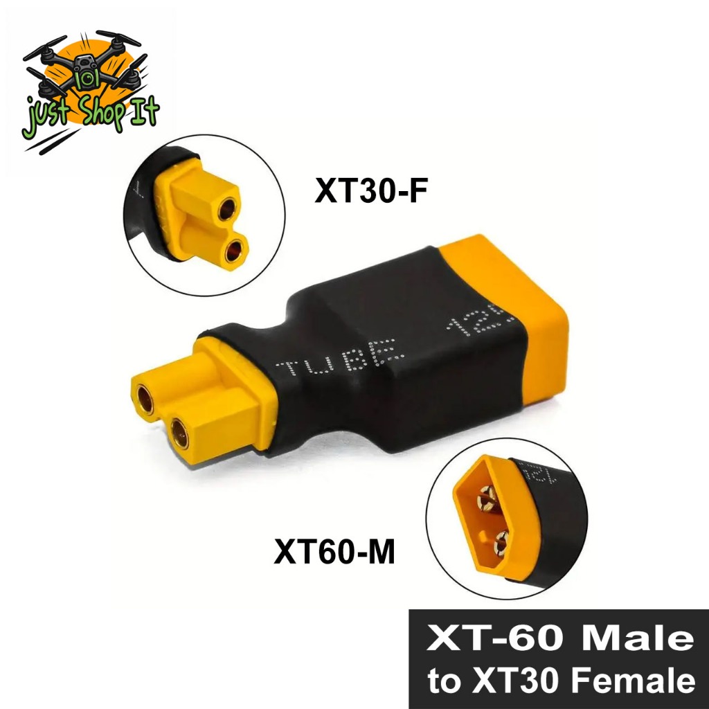 Converter XT60 Male to XT30 Female Plug Battery Connector Adapter